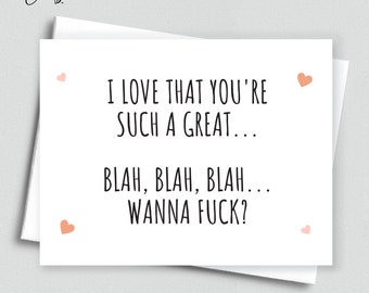 Naughty Birthday Card For Him Inappropriate Naughty Card For Him Dirty Fathers Day Card From Wife Anniversary Valentine's Day Card