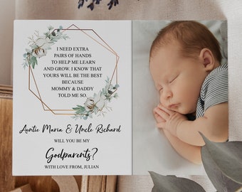 EDITABLE DOWNLOAD will you be my godparents printable download godparents card godparents proposal instant download godparents poem picture