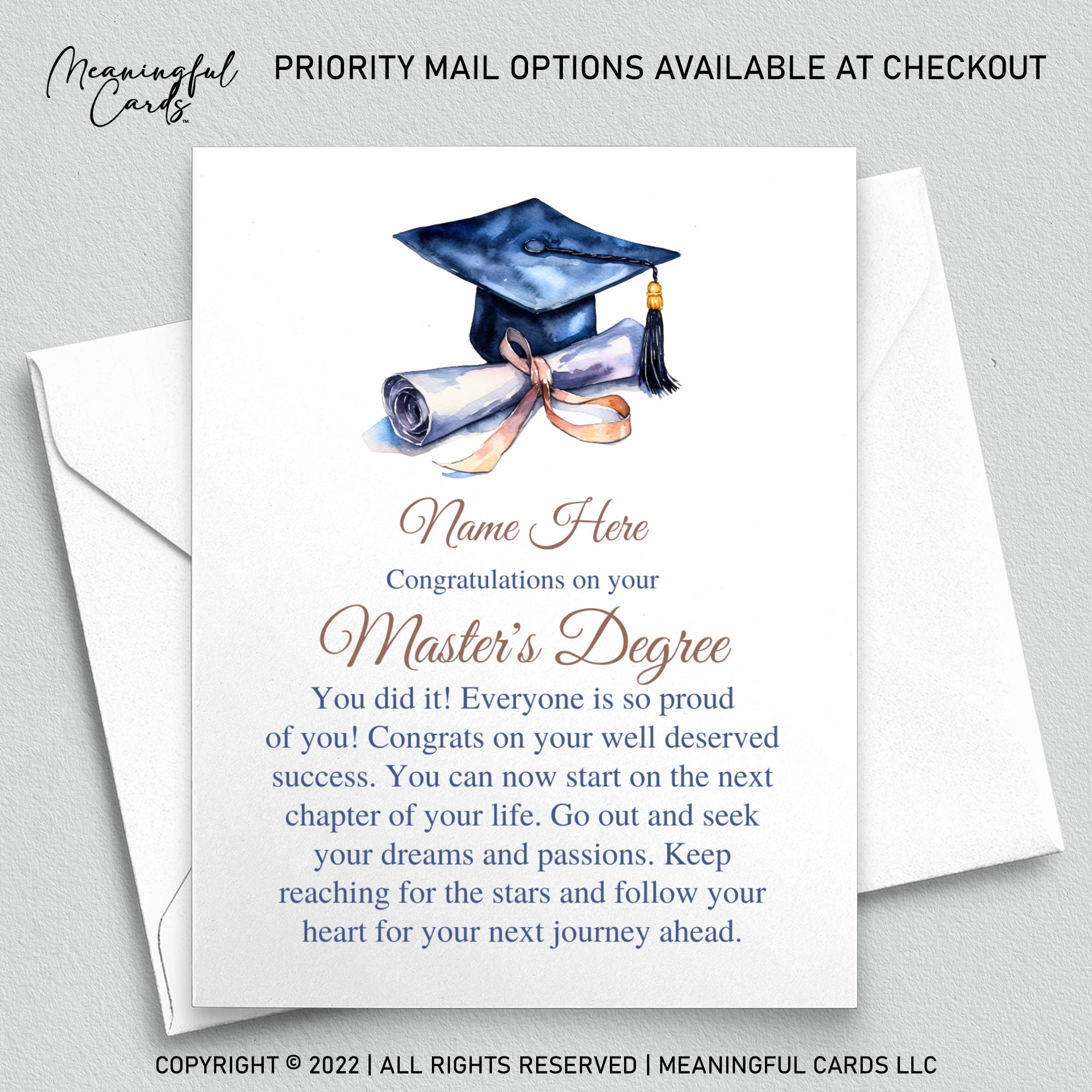 Graduation Announcement Masters Degree - Etsy, image size:2000x2000
