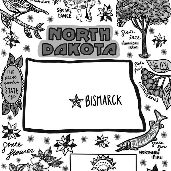 North Dakota - Etsy