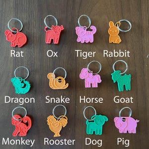 Chinese Zodiac Keychain