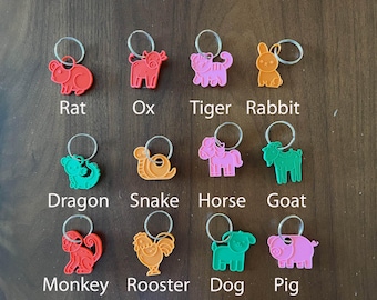 Chinese Zodiac Keychain