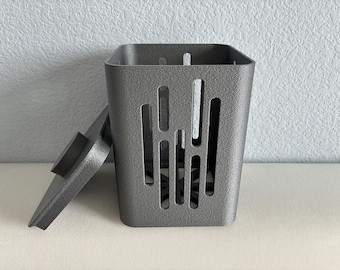 Ventilated Compost Bin: 3D Printed PLA, Odor Control
