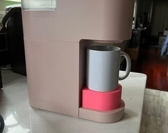 Keurig K-Mini Single Serve Coffee Maker Cup Stand: Custom Height, No Splash (3D Print)