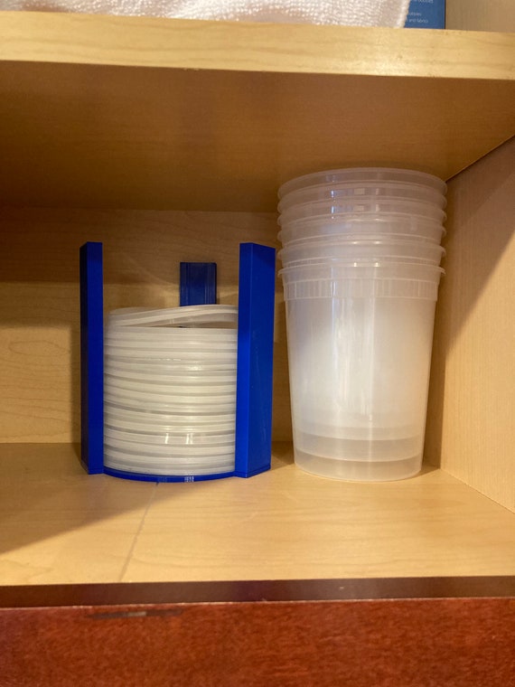 Deli Container Lid Organizer 