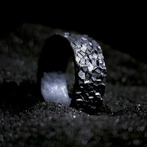 Viking Ring - Hand Forged Ring, Pagan Wedding Band, Norse Ring, Viking Wedding Band, Chunky rings, Celtic Ring