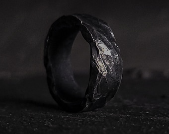 Viking Ring - Norse Ring, Viking Wedding Ring, Goth Ring, Viking Wedding Band, Thick Ring, Chunky Rings
