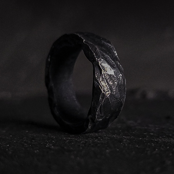 Viking Ring - Norse Ring, Viking Wedding Ring, Goth Ring, Viking Wedding Band, Thick Ring, Chunky Rings