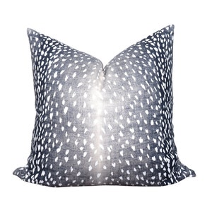Vern Yip Antelope Print Pillow Cover: Linen Blend Throw Pillow