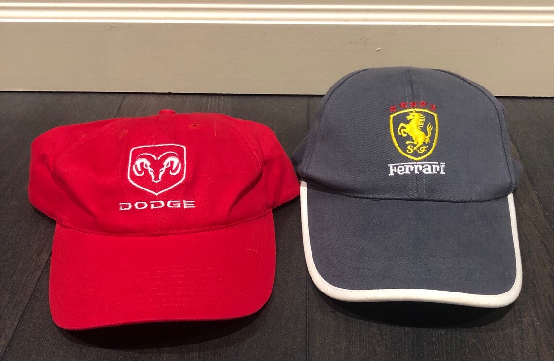 Vintage car racing hats baseball caps and trucker hats Etsy