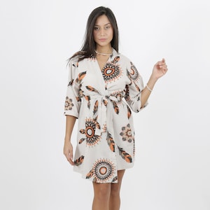 Kimono jacket, kimono robe, mystic kimono, kimono women, linen kimono