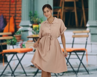 sweatshirt shirt dress Point sweatshirt dress