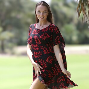 Tunic Dress, Beach Cover Up, Pool Swimsuit Cover Up, Birthday Gift, Cute Birthday Gift Idea, Summer Birthday Party Gift for Her