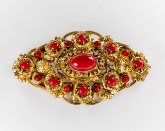 Gold Plated Brooch from the 19th Century