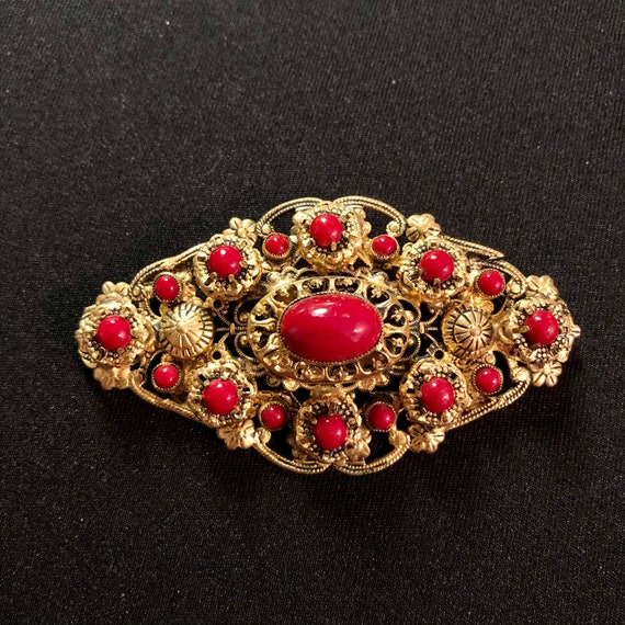 Gold Plated Brooch from the 19th Century - image 6