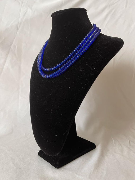 Blue crystal necklace. - image 3