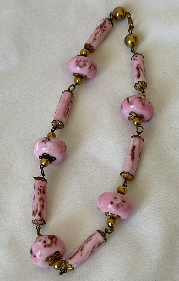 Porcelain necklace from the 40’s. - image 2