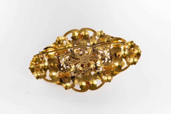 Gold Plated Brooch from the 19th Century - image 2