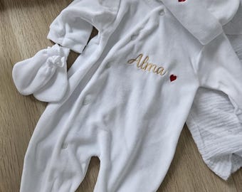 Pyjama naissance, pyjama personnalisé