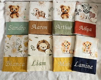 Protège carnet santé, protège carnet santé personnaliséProtège carnet de santé ourson