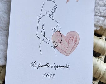 Carte annonce grossesse, annonce grossesse