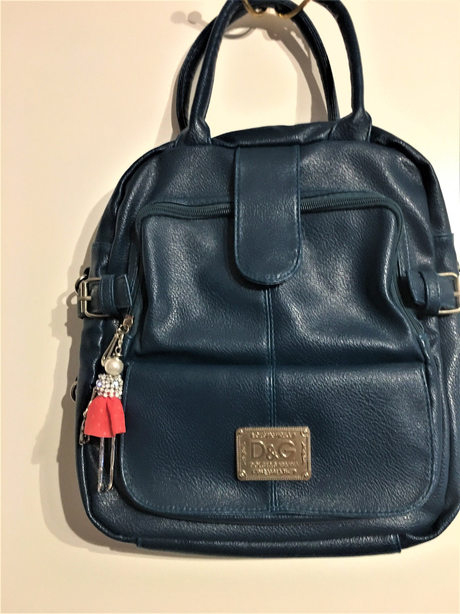 Vintage DG LOGO MULTIWAY Shoulder-crossbody-handbag-backpack-free Bag ...
