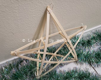 Parol Frame, 12" Parol Star for Parol Making, Christmas Star for Holiday DIY Decors