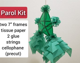 Parol Kit DIY Parol Christmas Decor, Filipino Christmas Activity Kit, Parol Making Essentials (Please Read Details)