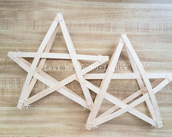 Marcos de parol de dos piezas de 18 cm (7"), actividad filipina para hacer parol