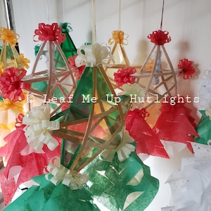 Parol Filipino Christmas Decor, Parol Star Lantern, Traditional Philippine Parol (Please Read Details)