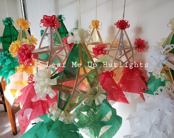 Parol Filipino Christmas Decor, Parol Star Lantern, Traditional Philippine Parol (Please Read Details)