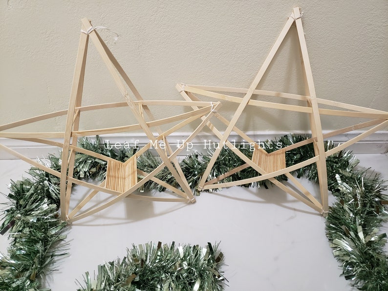 Filipino Parol Frames, Two 15-inches Frames for DIY Parol Decor ...