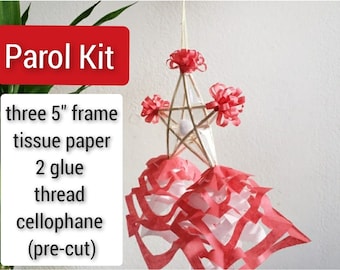 Parol Kit Do It Yourself Mini Christmas Lantern Parol (Please Read Below)