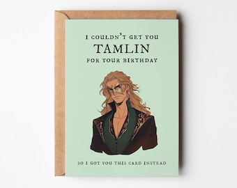 Tamlin Birthday Card Printable, Funny ACOTAR Gift, High Lord Spring Court Digital, SJM Romantasy Bookish Print, Sarah J Maas Fan Art