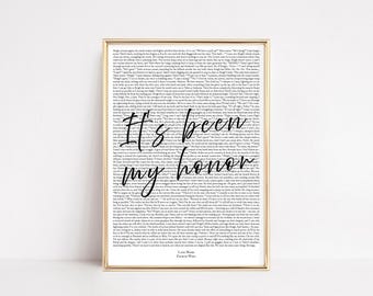 Vierter Flügel Liam Mairi Digital Art Print | Es war meine Ehre Buchzitat | Basgiath War College Wand Kunst | Rebecca Yarros Bookish Fan Art
