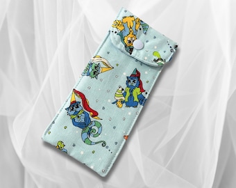 Glasses case, soft padded glasses case, soft pouch, Owls, mothers day gift, pencil case,