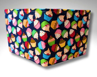 Blue badge holder, Blue badge parking wallet, Parking permit holder, Blue badge cover, cupcakes