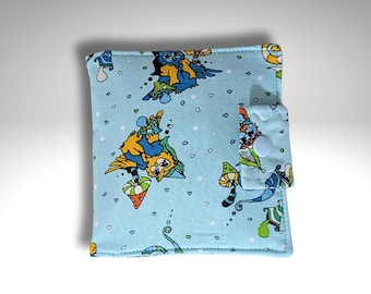 Sanitary Pad Holder Pouch, Discreet Feminine Care Accessory, Wizard Owls