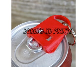 Brelok z otwieraczem do puszek 3D i pokrywką