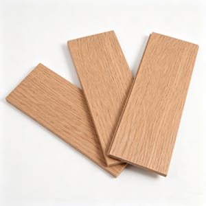 Natural Red Oak Wood Lumber, Unfinished Solid Wood Board, Blanks for Home Decoration, Inlay, Resin Craft, DIY Craft Woodworking Panels.