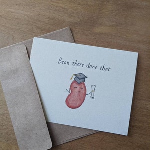 Bean There Done That - cartão de formatura