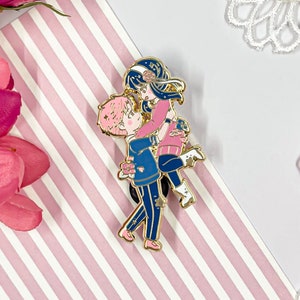 The Rose and the Twilight Enamel Pin