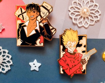 Threegun Enamel Pins