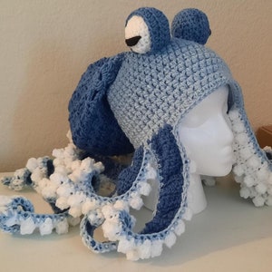 Cute Crochet Octopus Tentacle Hat Beanie