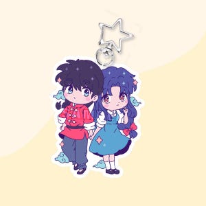 Half Romance Acrylic Charm