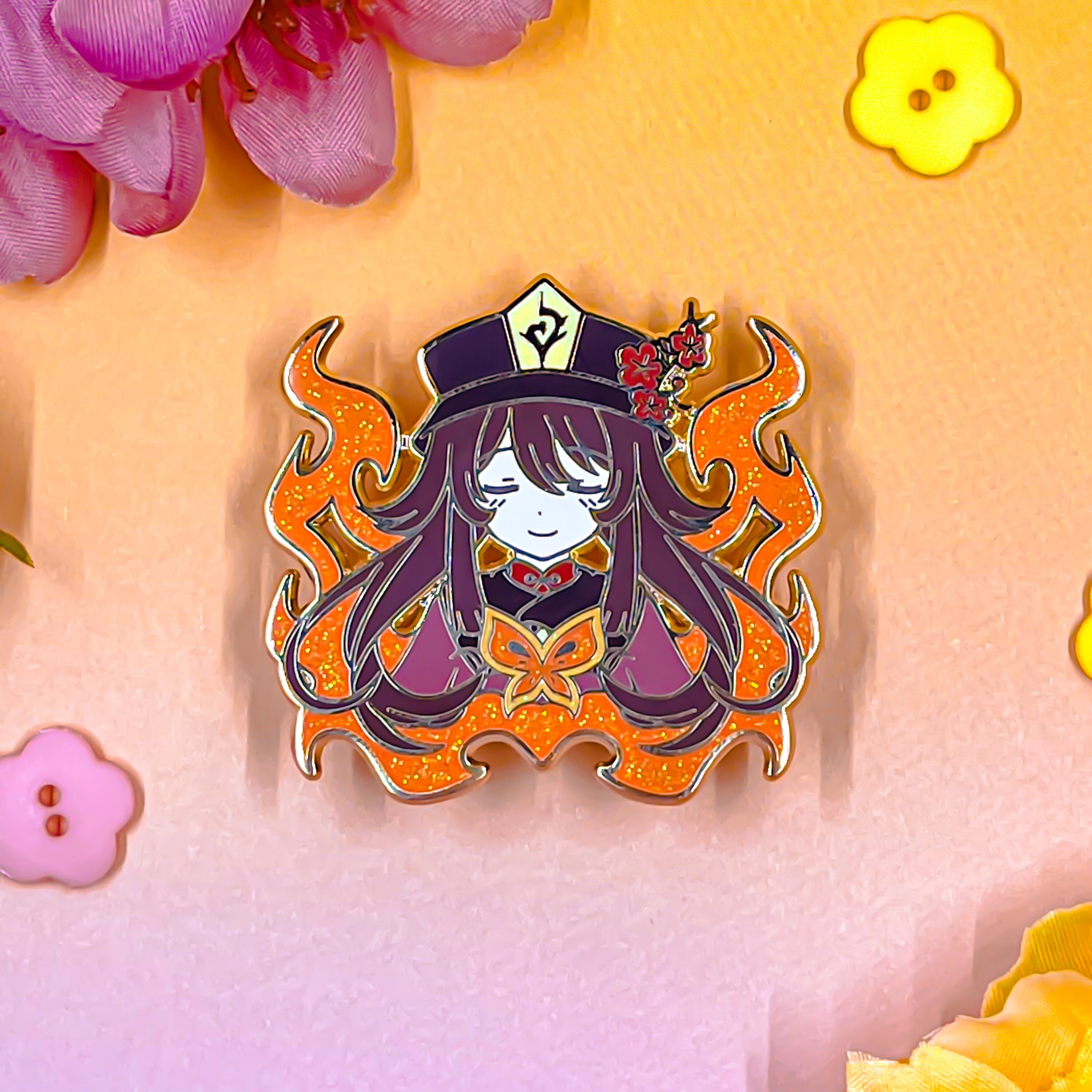 Genshin Hutao Pin for Sale by TowaCat