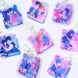 Anime Couples Social Media Acrylic Charm