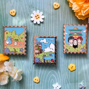 Chibli Stamps Enamel Pins