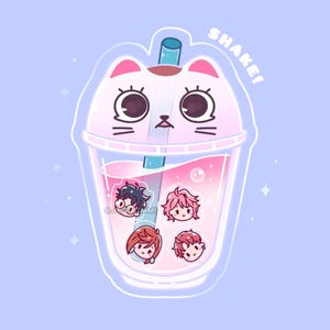 DDD Boba Shaker Acrylic Charm