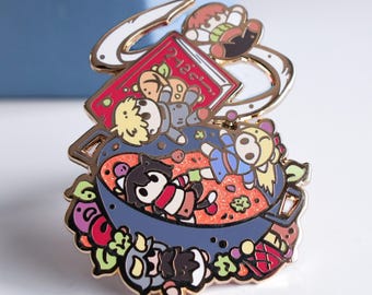 Dungeon Soup Enamel Pins